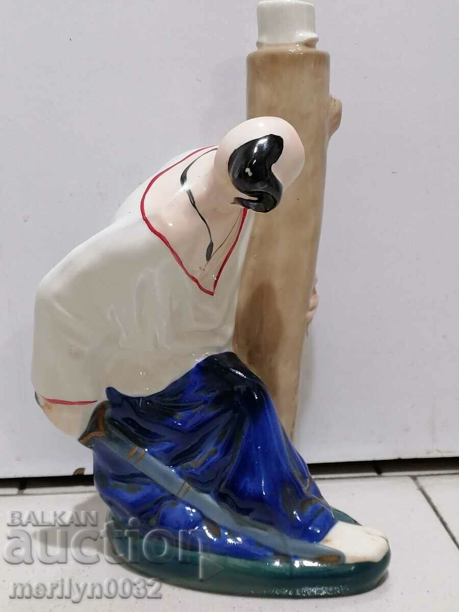 Figurină de porțelan sticla beată porțelan cazac URSS Figurină de porțelan sticla beată porțelan cazac URSS