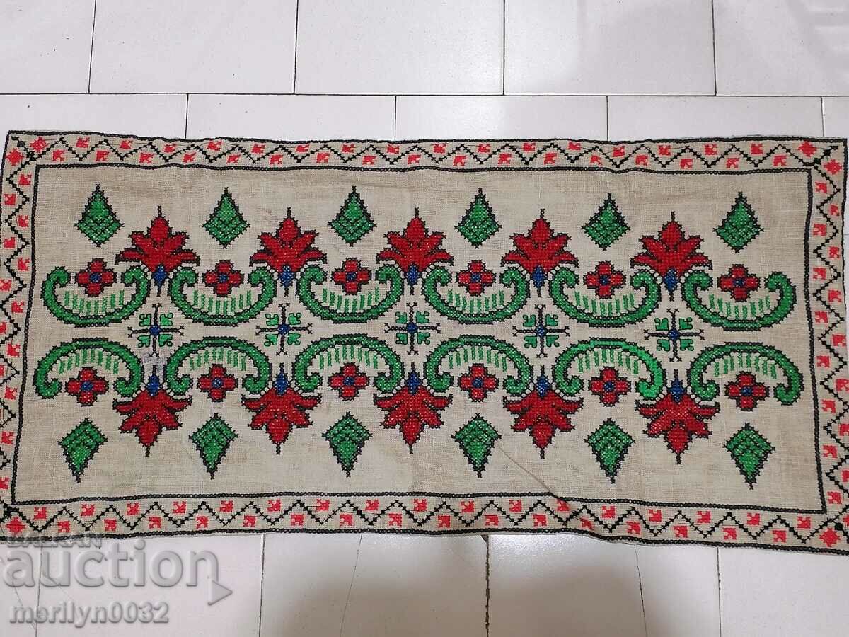 Hand woven rug with embroidery costume with price 63.00 BGN | € 32.21