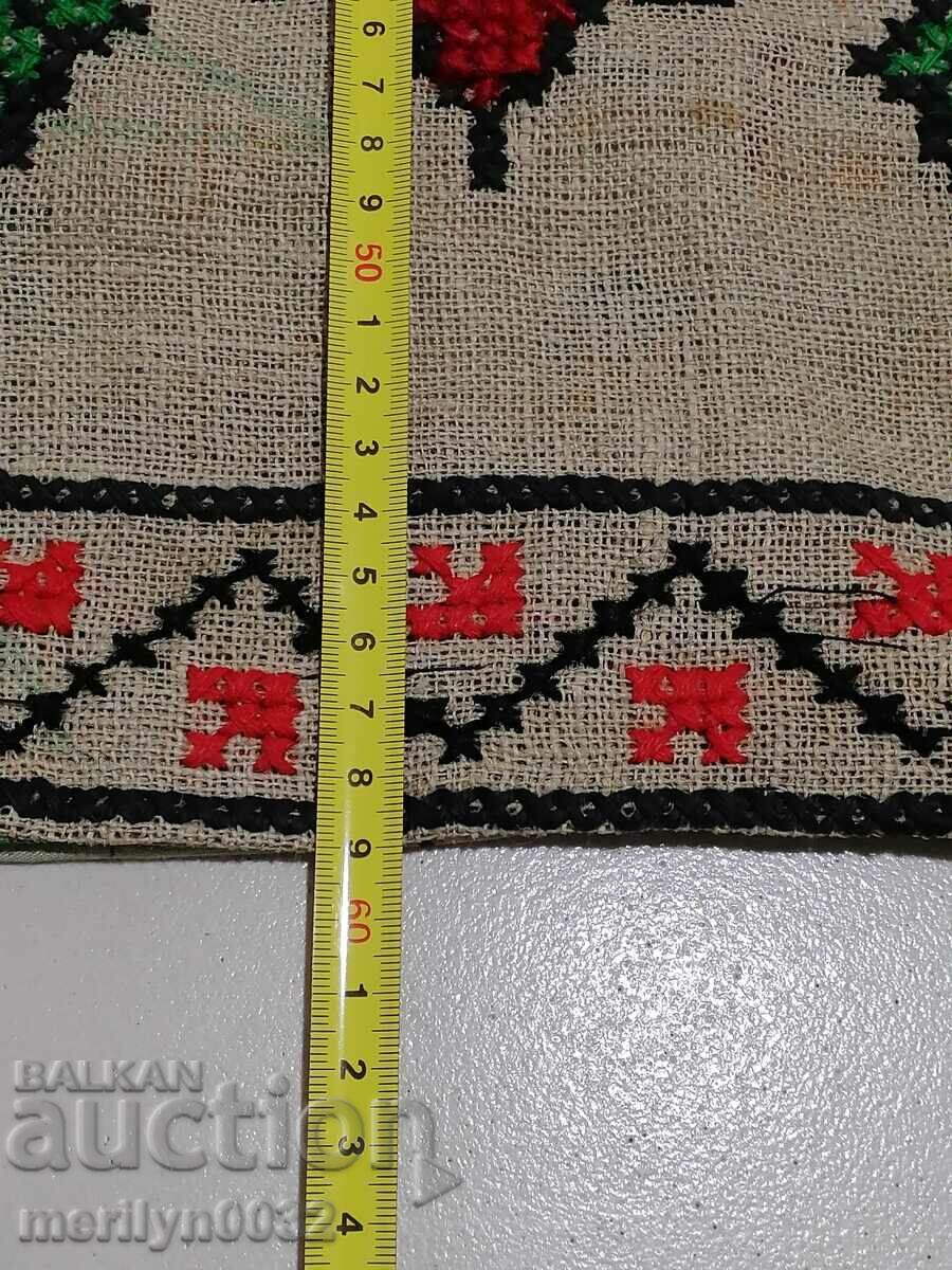 Hand woven rug with embroidery costume - 6