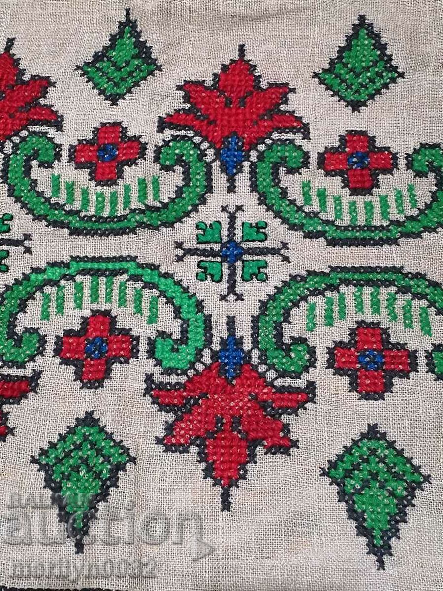 Hand woven rug with embroidery costume - 7