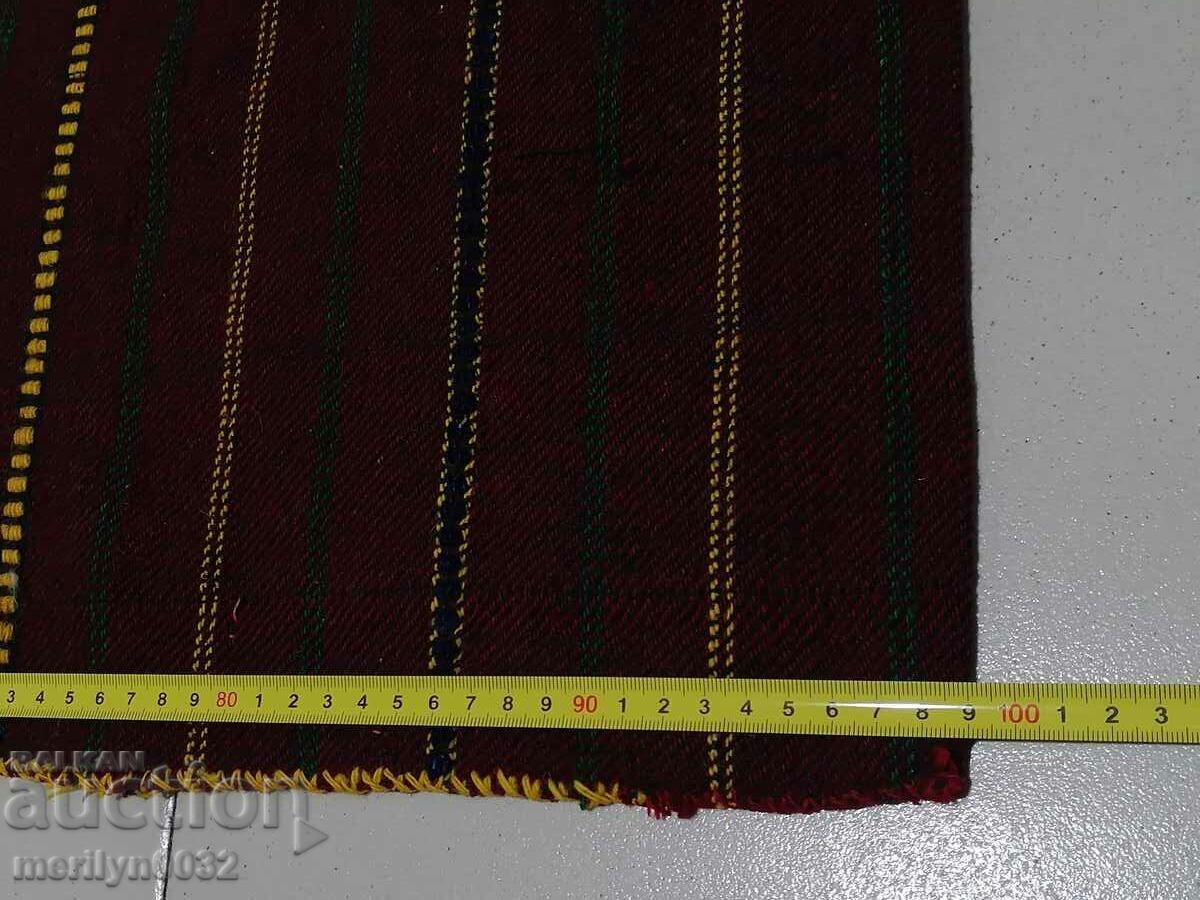 Delivery of Hand-woven pillow case on a mattress