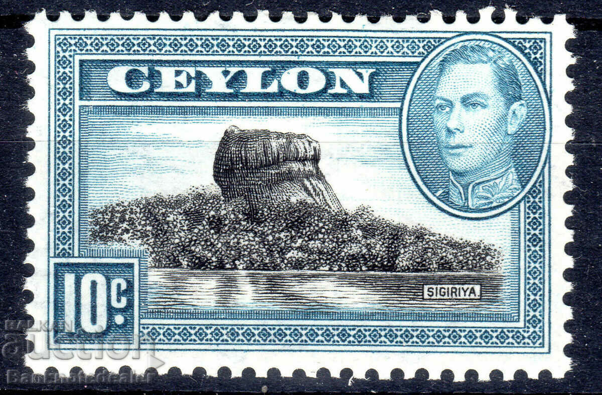 Ceylon 10 cenți vlmmint SG389 1938