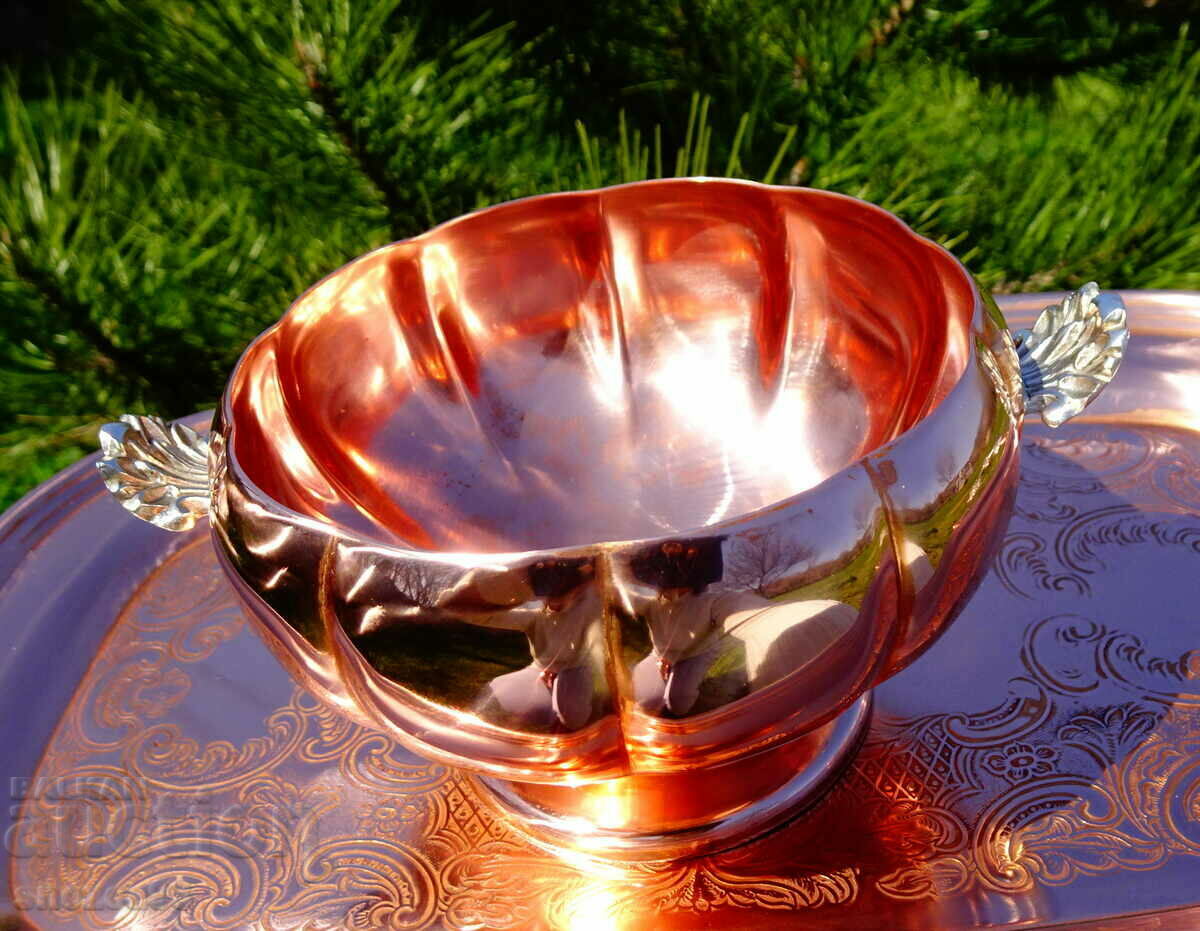 Copper sugar bowl, cup Venetian Copper Canada.