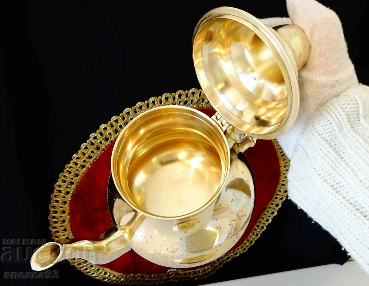 Jug, teapot bronze 1 kg. - 6