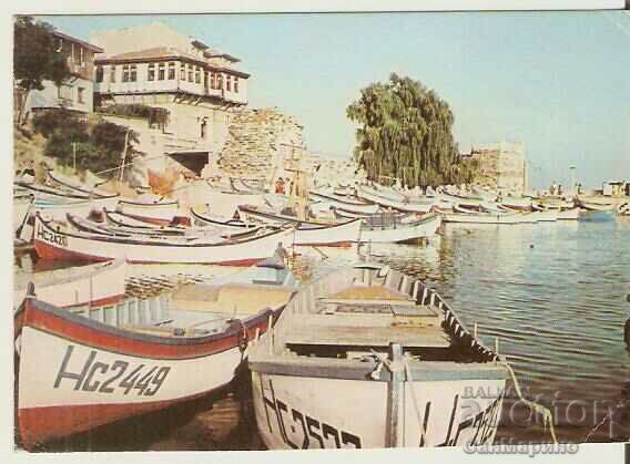 Card Bulgaria Nessebar Port 30 *