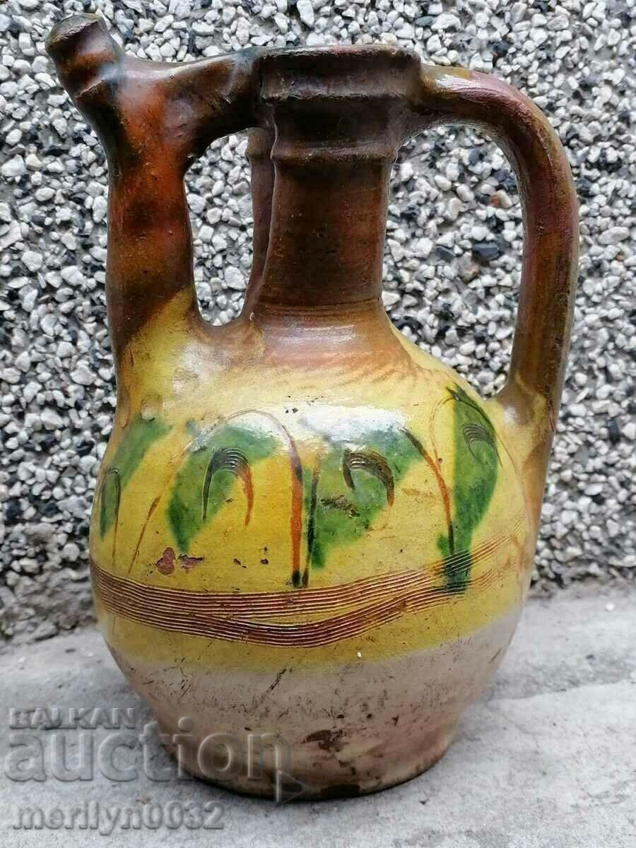 Old krondir burduk burde ceramics pot jar jar
