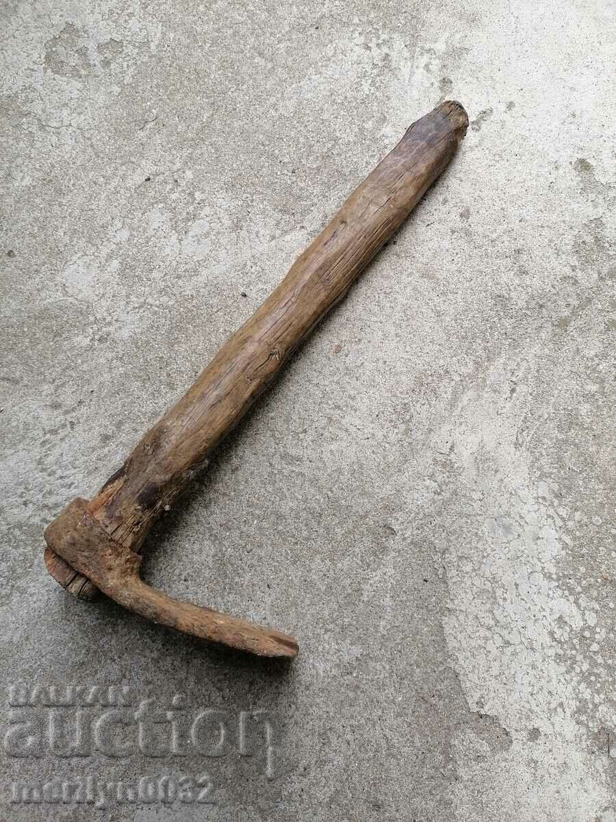 Chapa agricultural tool hoe wrought iron primitive - 6 Chapa agricultural tool hoe wrought iron primitive - 6