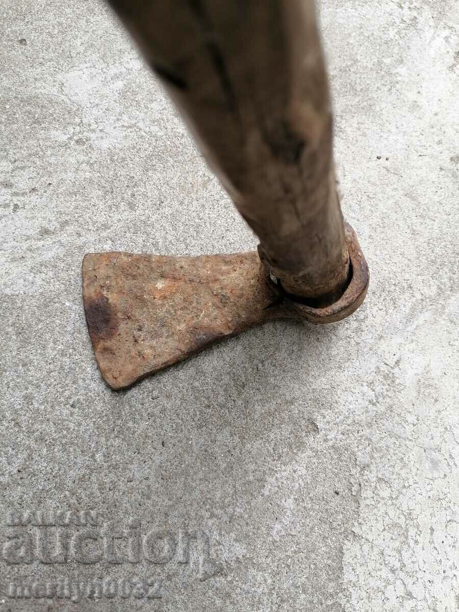 Chapa agricultural tool hoe wrought iron primitive - 7 Chapa agricultural tool hoe wrought iron primitive - 7