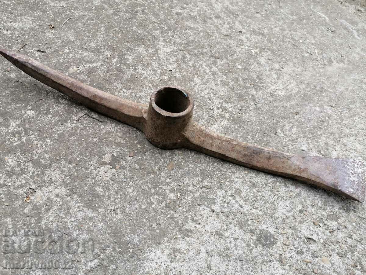 Pick tool wrought iron primitive Pick tool wrought iron primitive