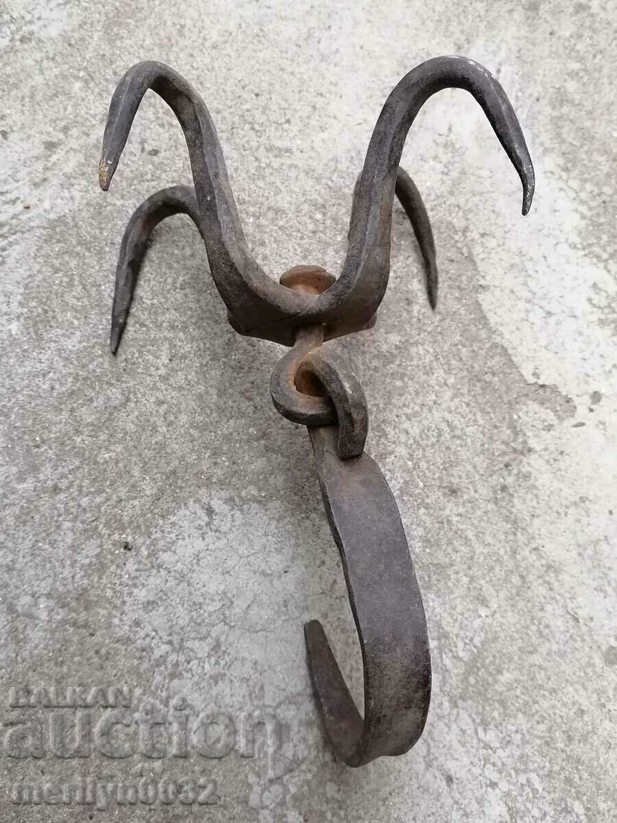 Old forged hook for dredging, hook, anchor with price 49.50 BGN | € 25.31 Old forged hook for dredging, hook, anchor with price 49.50 BGN | € 25.31