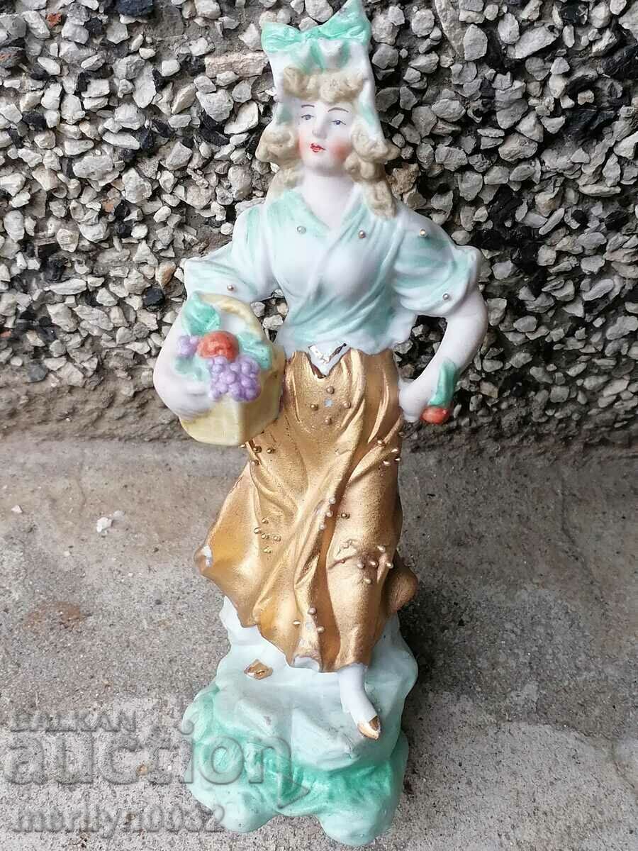 Porcelain figure lady figurine porcelain plastic doll