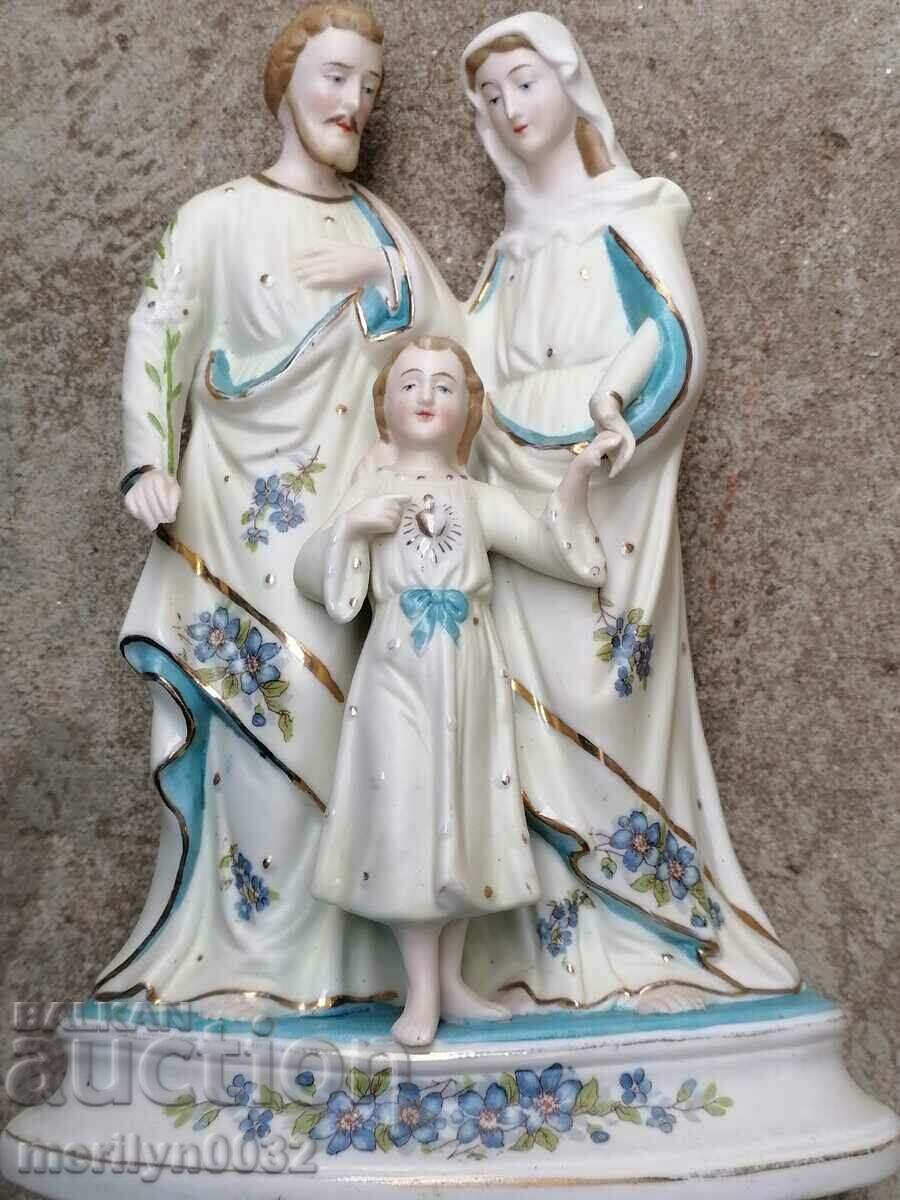 Auction Virgin Mary Joseph Jesus figures figure figurine porcelain Auction Virgin Mary Joseph Jesus figures figure figurine porcelain