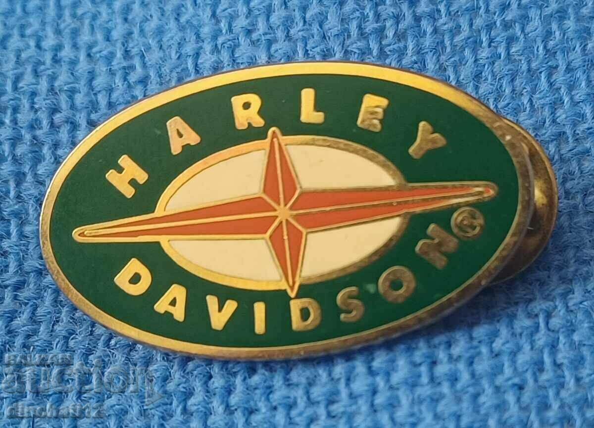 Harley-Davidson badge. Harley Auto Moto