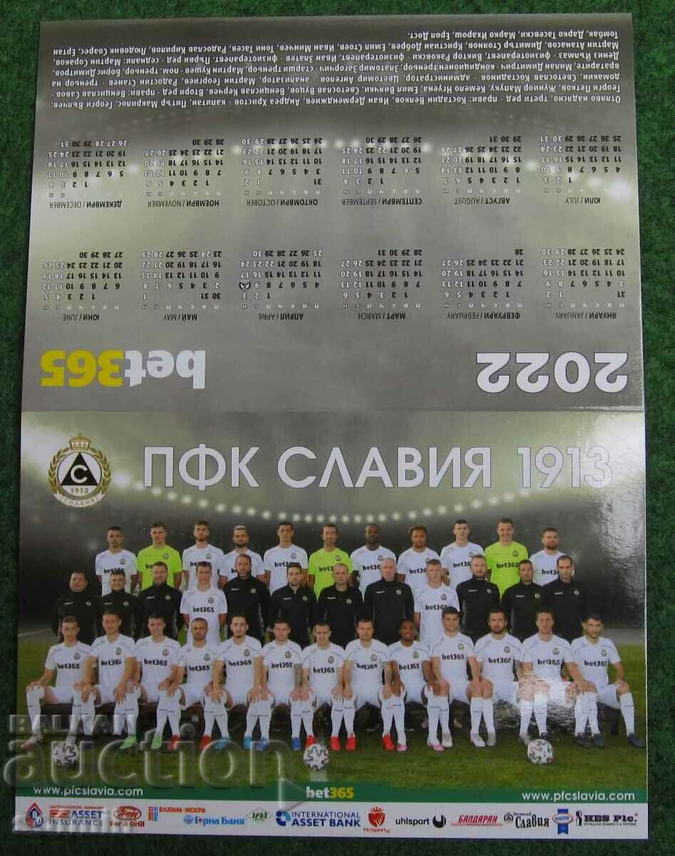 football card Slavia 21/22 with price 10.00 BGN | € 5.11