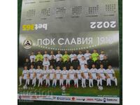 cartonaș de fotbal Slavia 21/22