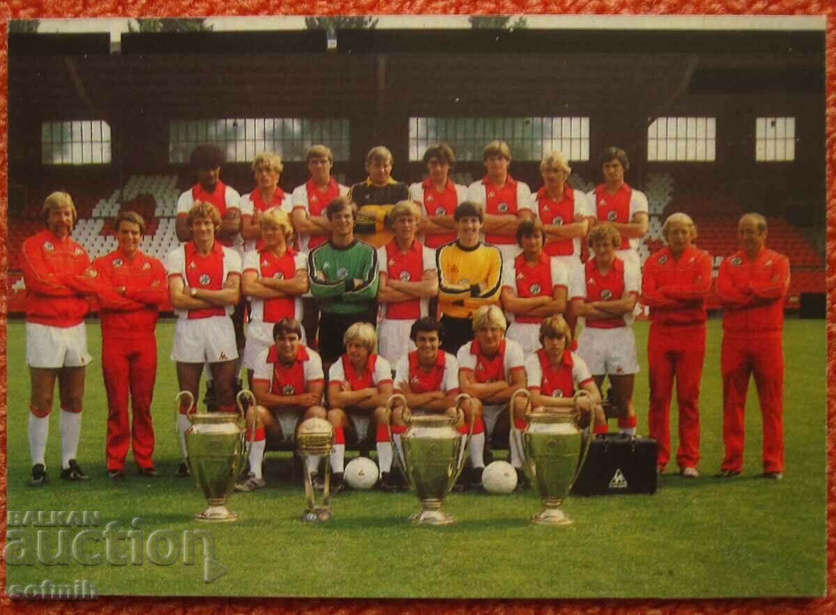 football card Ajax 81/82 copy
