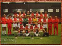 cartonaș de fotbal Ajax 81/82 copie