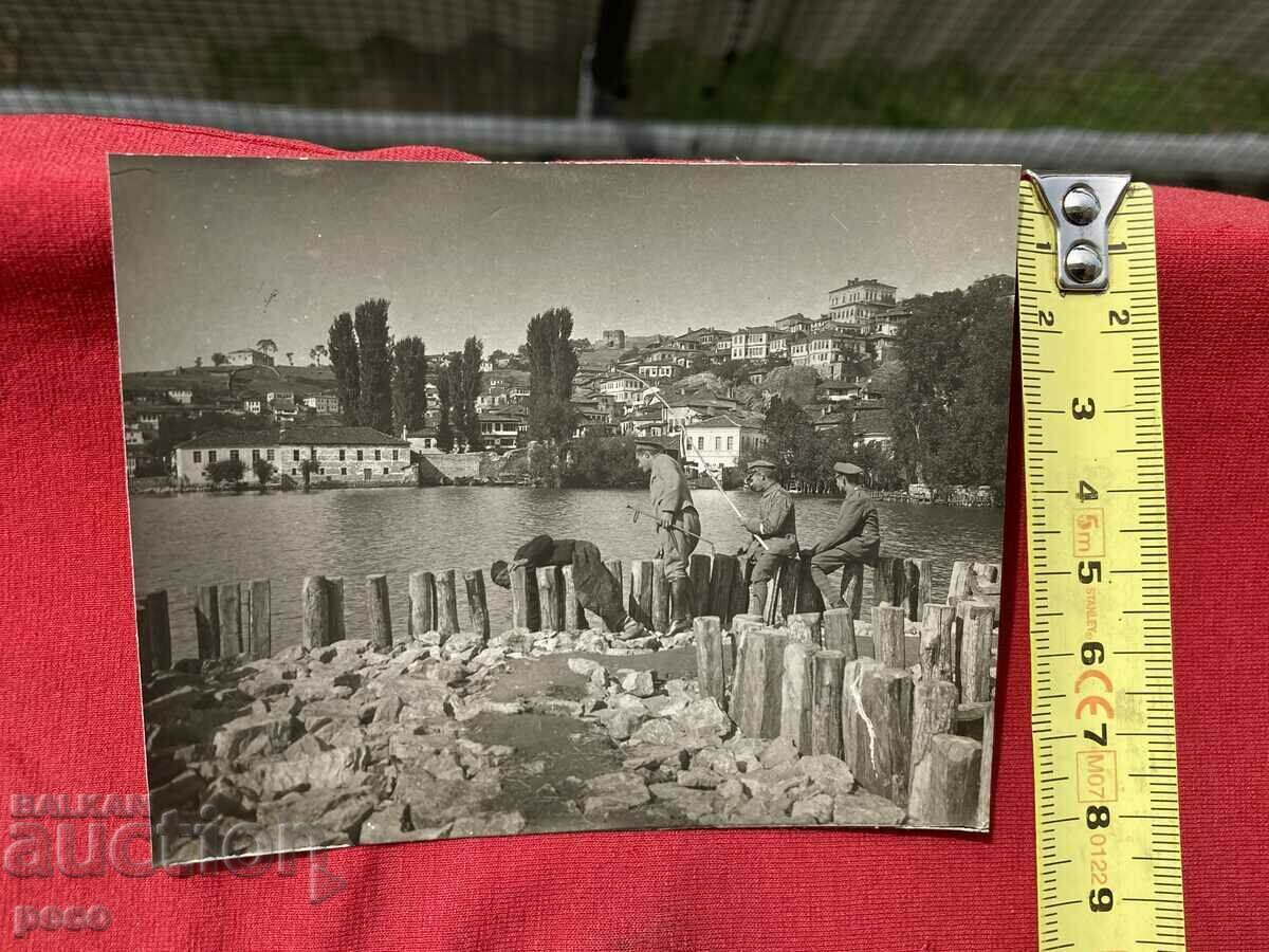 Soldiers fishermen Lake Ohrid 1917 - 6