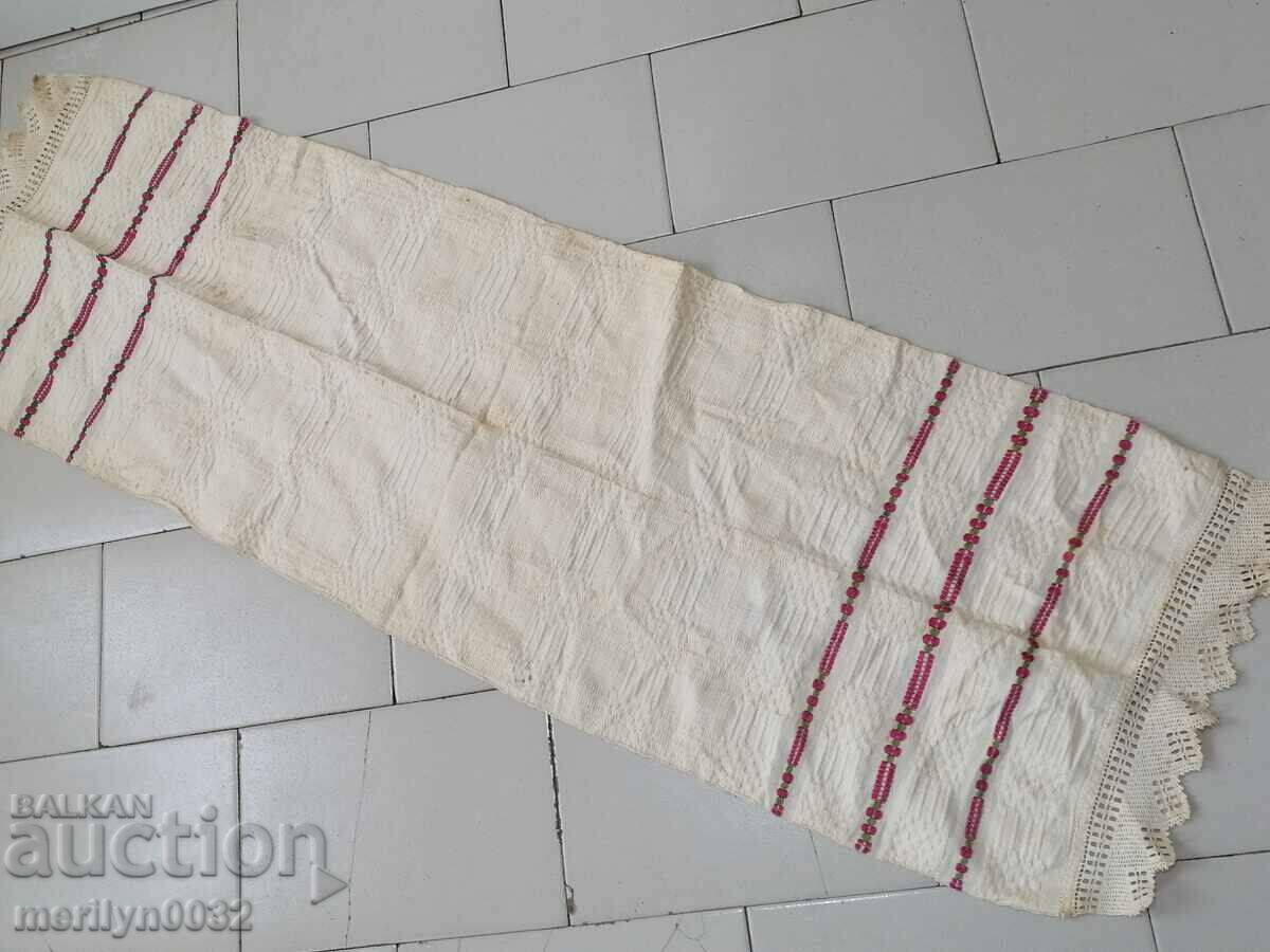 Auction Old woolen cloth with lace, knitting, embroidery with embroidery Auction Old woolen cloth with lace, knitting, embroidery with embroidery