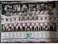 football big calendar Slavia 2017