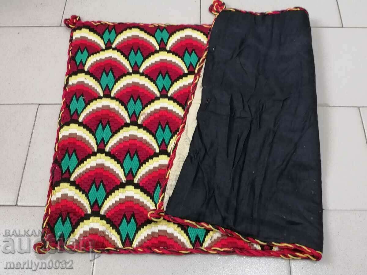 Auction Old woven pillow case Auction Old woven pillow case