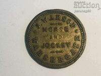 Великобритания - Жетон 1/2 Horse and Jockey (IP.9)