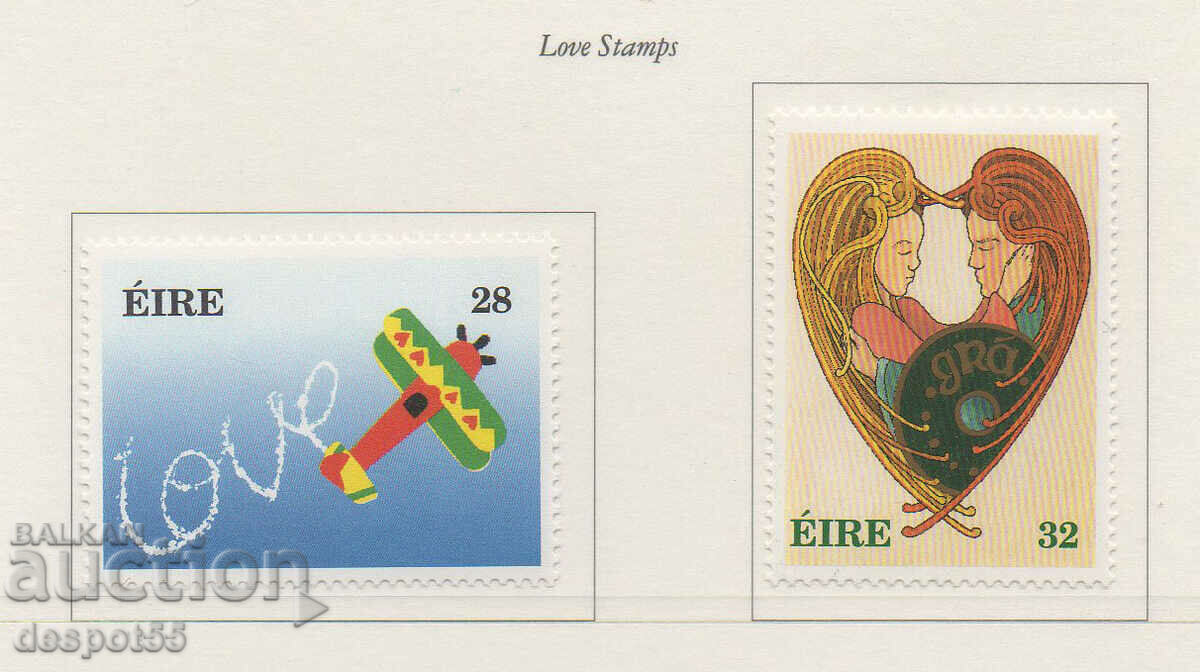 1994. Ейре. Пощенски марки "Любов".
