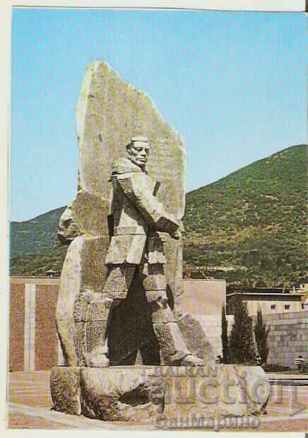 Κάρτα Bulgaria Sliven Το μνημείο του Sabi Dimitrov *