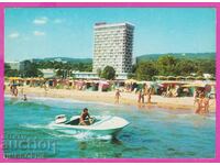 275041 / ЗЛАТНИ ПЯСЪЦИ плажът 1979 България картичка