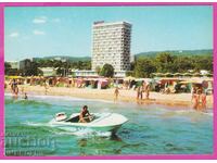 275042 / ЗЛАТНИ ПЯСЪЦИ плажът 1986 България картичка