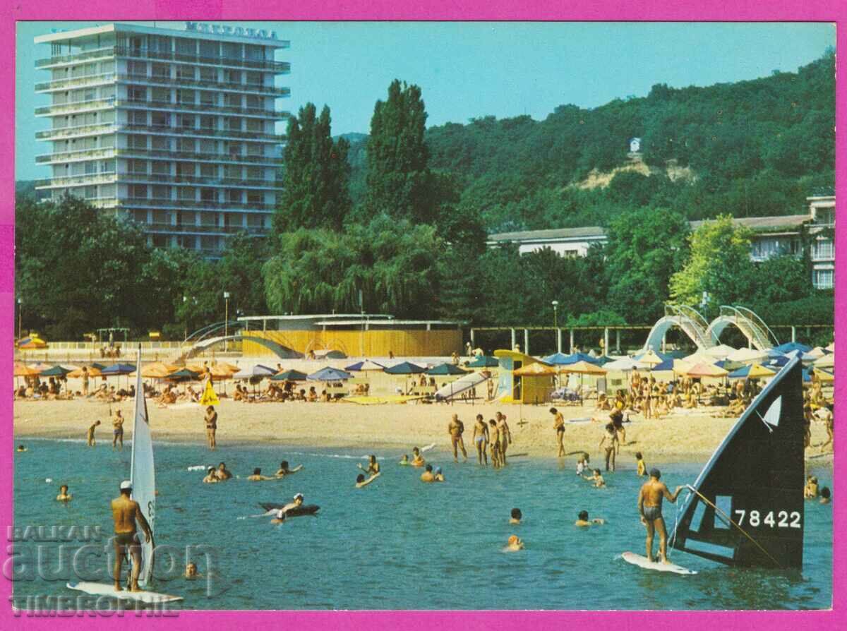 Auction 275050 / GOLDEN SANDS The beach 1986 Bulgaria card Auction 275050 / GOLDEN SANDS The beach 1986 Bulgaria card
