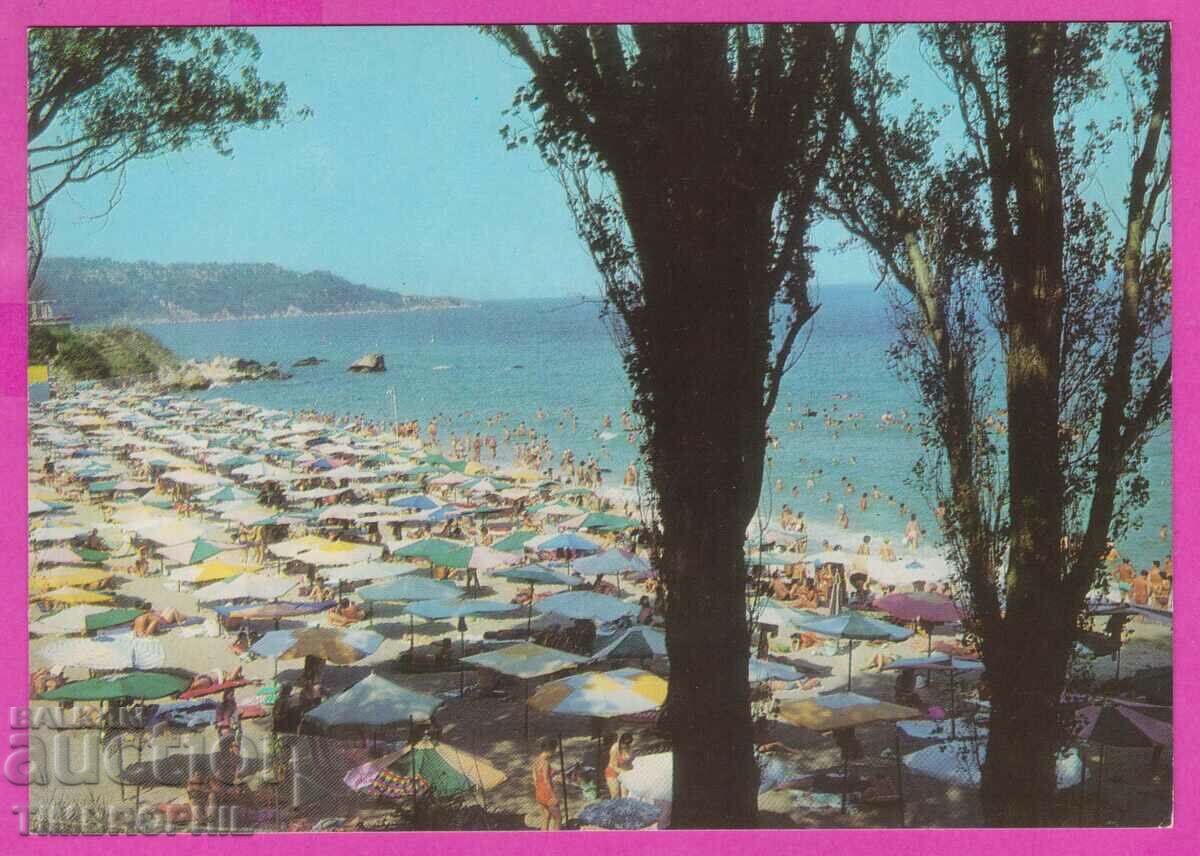 273905 / Курорт ДРУЖБА Централни Плаж 1973 България картичка