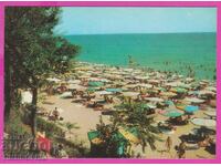 273912 / Resort DRUZHBA κεντρική παραλία 1981 Κάρτα Βουλγαρίας