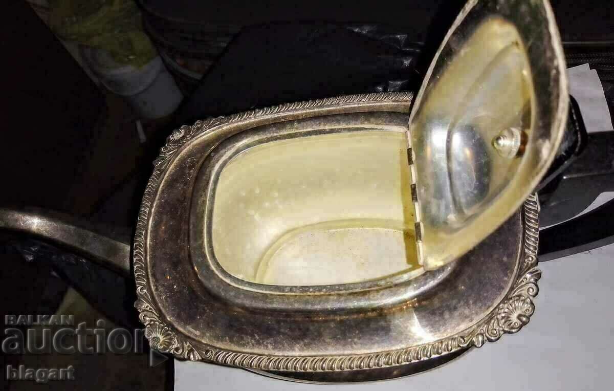 Silver-plated English teapot, coffee pot with price 68.00 BGN | € 34.77 Silver-plated English teapot, coffee pot with price 68.00 BGN | € 34.77