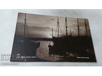 Пощенска картичка Варна Залезъ слънце Гр. Пасковъ 1931