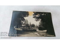 Пощенска картичка Сливенъ Изгледъ отъ градската градина 1932