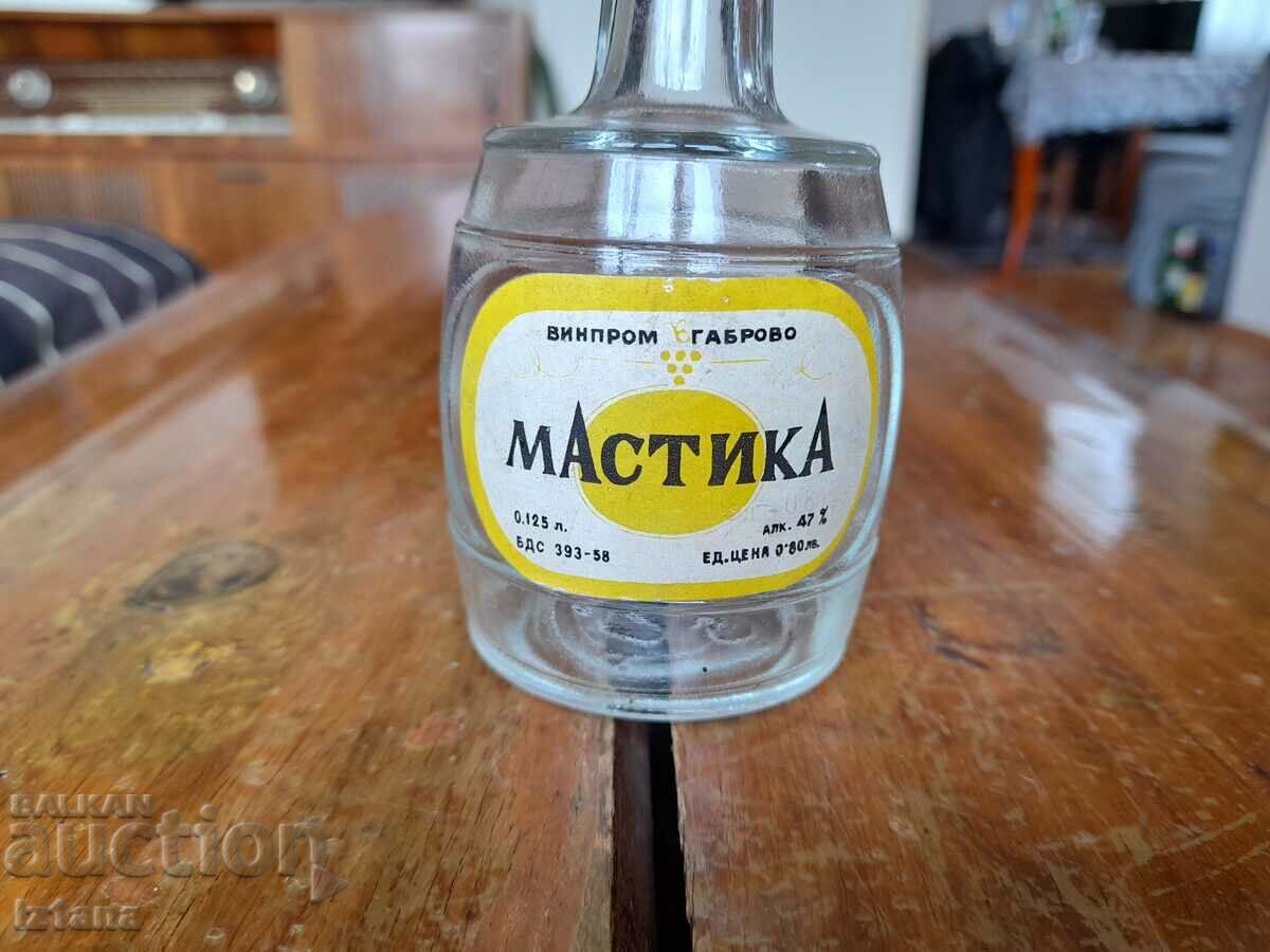 Old bottle, bottle of Mastic, Vinprom Gabrovo with price 10.00 BGN | € 5.11 Old bottle, bottle of Mastic, Vinprom Gabrovo with price 10.00 BGN | € 5.11