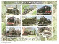 Република Магадаскар - малък лист Влакове