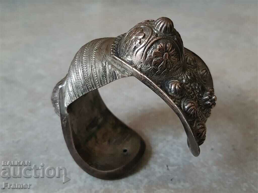 Auction  Huge Revival silver 1860 bracelet slingshot preserved