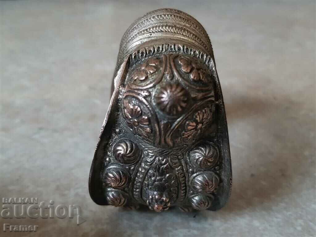 Huge Revival silver 1860 bracelet slingshot preserved - 5