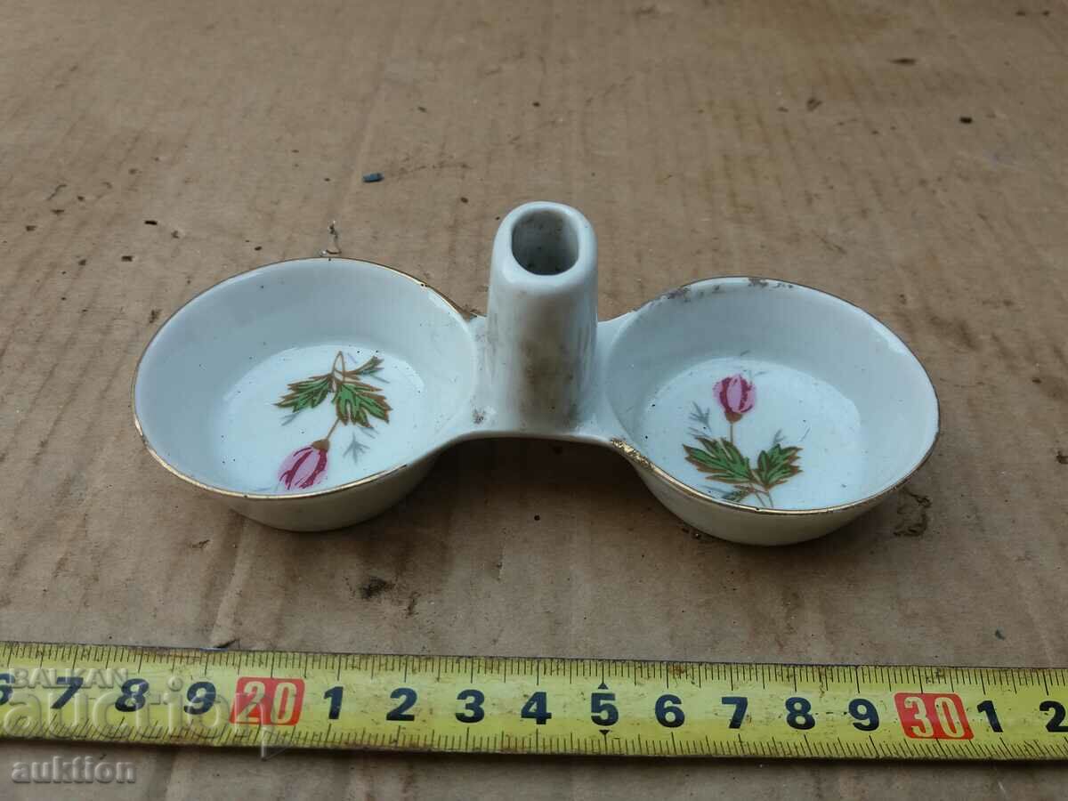 PORCELAIN SOLINE - SOC. WITH MARKING - 5 PORCELAIN SOLINE - SOC. WITH MARKING - 5