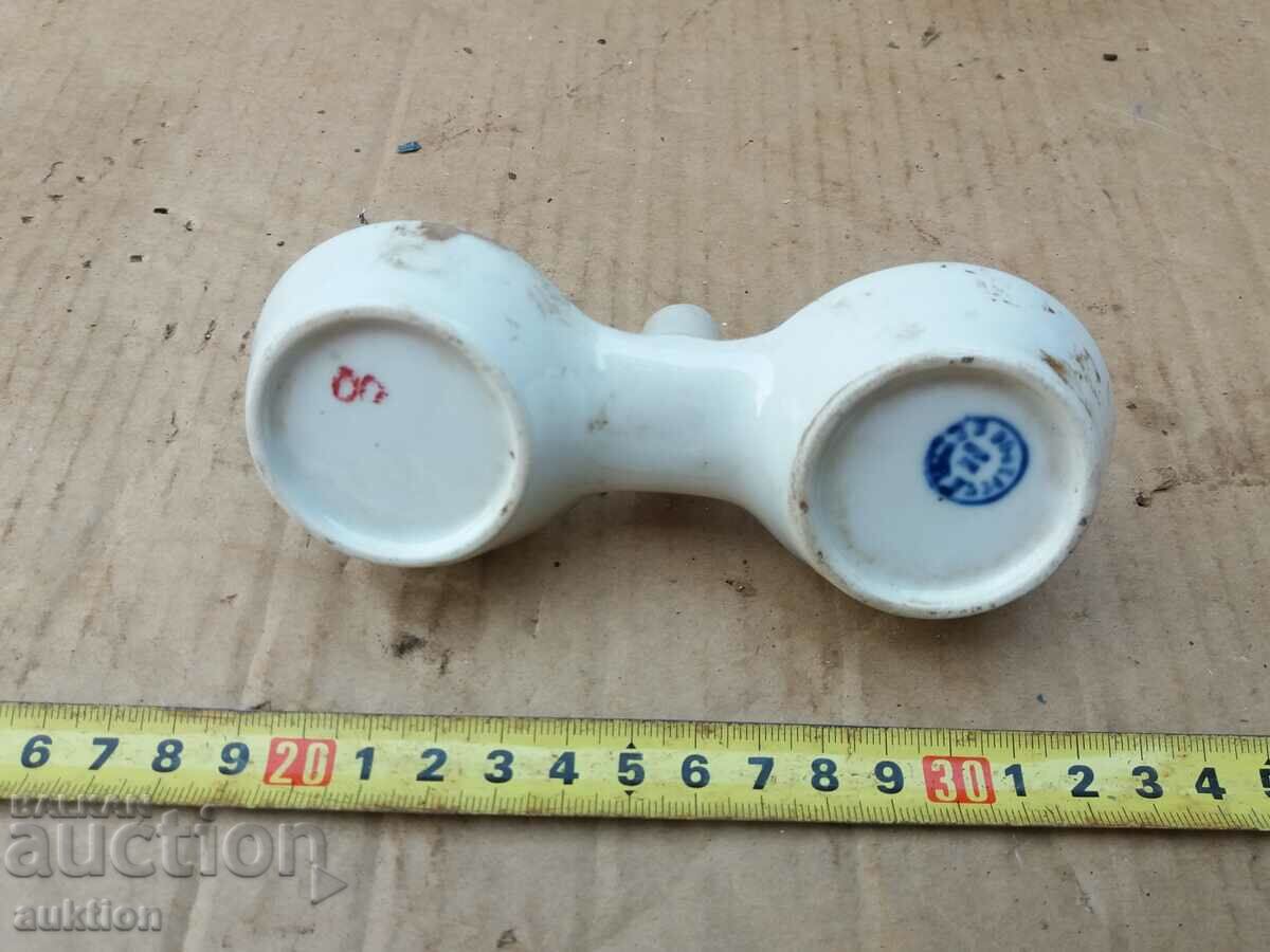 PORCELAIN SOLINE - SOC. WITH MARKING - 6 PORCELAIN SOLINE - SOC. WITH MARKING - 6