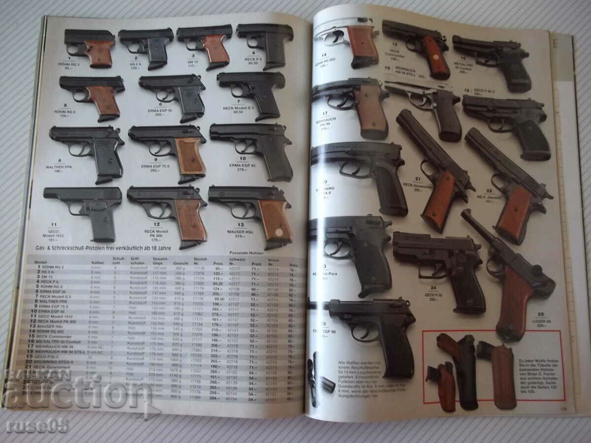 Auction The book "Eduard Kettner - Waffenkatalog 1991/92" - 170 pages. Auction The book "Eduard Kettner - Waffenkatalog 1991/92" - 170 pages.