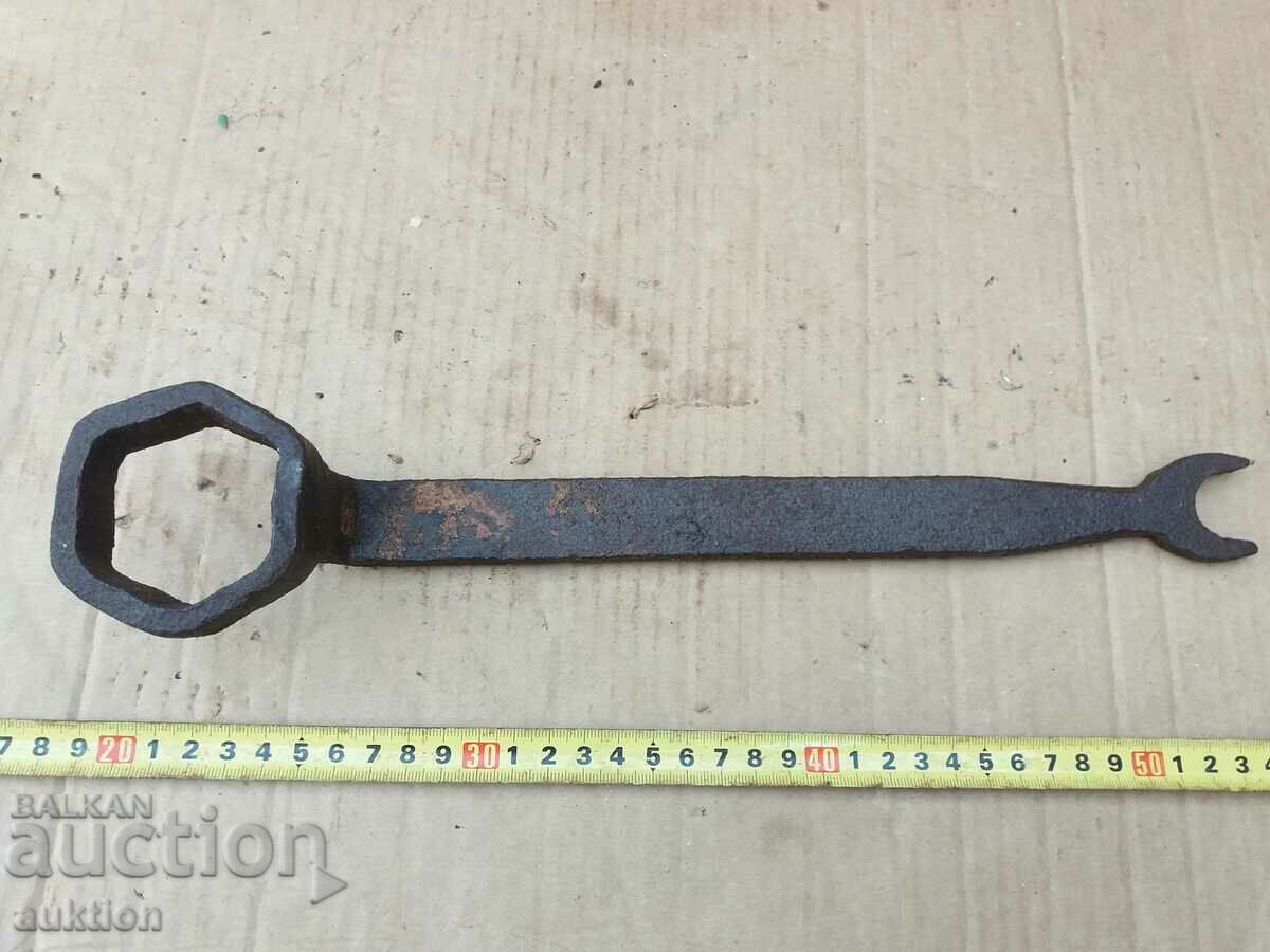 FORGED TROLLEY WRENCH, WAGON TOOL - 7 FORGED TROLLEY WRENCH, WAGON TOOL - 7