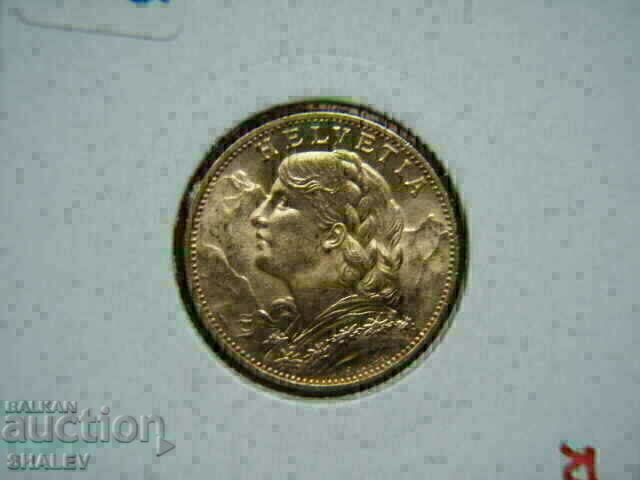 20 Francs 1935 B Switzerland - AU (gold) - 7 20 Francs 1935 B Switzerland - AU (gold) - 7