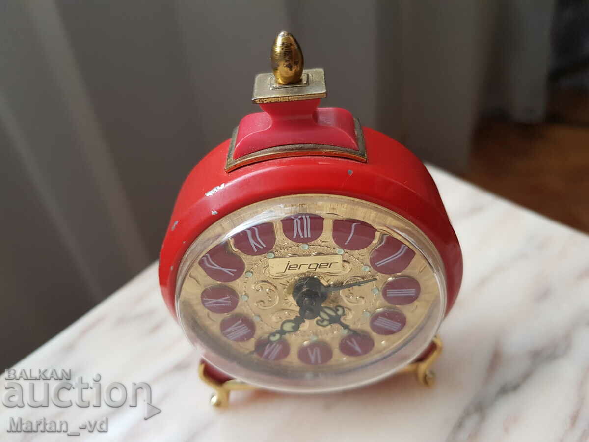 Delivery of Old alarm clock Jerger west germany
