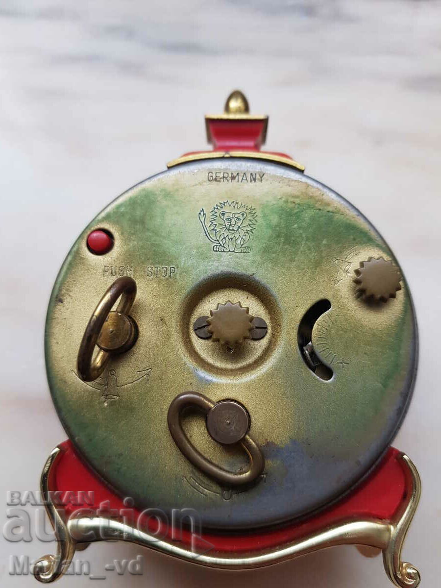 Old alarm clock Jerger west germany - 6