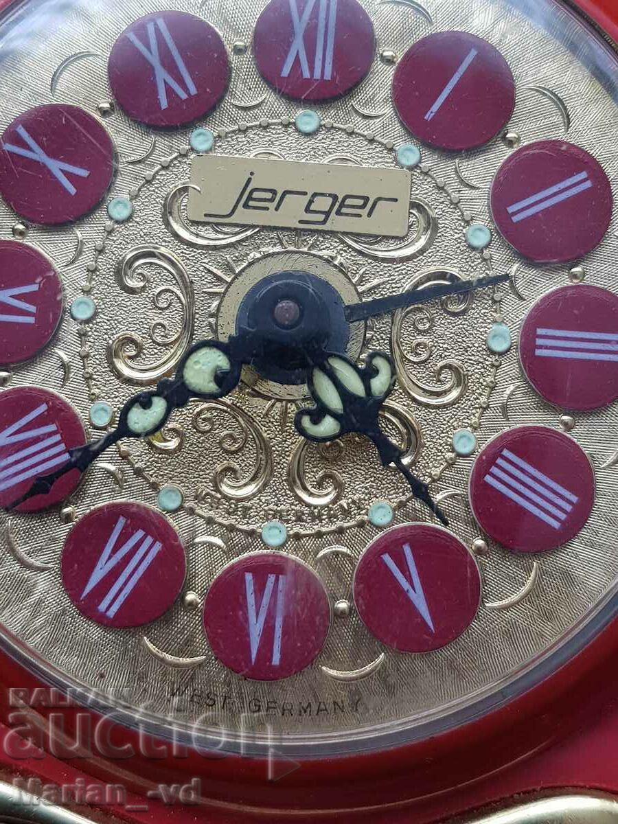 Old alarm clock Jerger west germany - 7