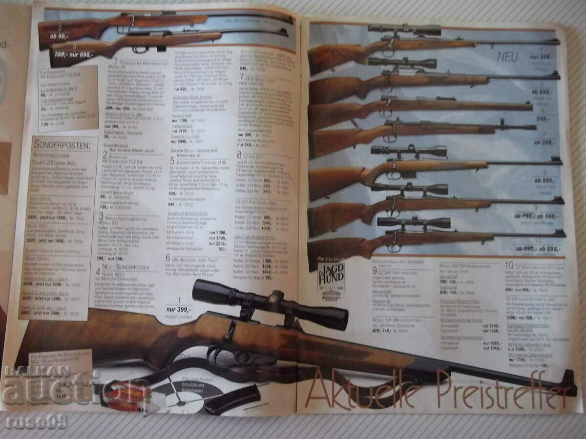 Δημοπρασία Το βιβλίο "Frankonia Jagd - Preiszeit - 1995." - 20 σελίδες. Δημοπρασία Το βιβλίο "Frankonia Jagd - Preiszeit - 1995." - 20 σελίδες.