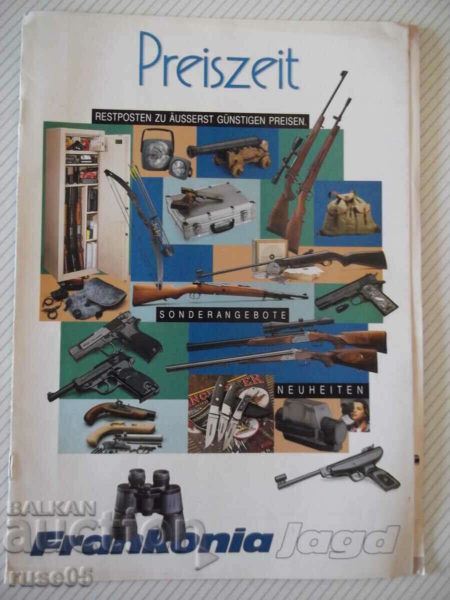 Cartea „Frankonia Jagd - Preiszeit - 1995”. - 20 de pagini.